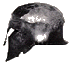 hoplite's helmet graphic