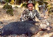 Angelo Nogara with Wild Pig